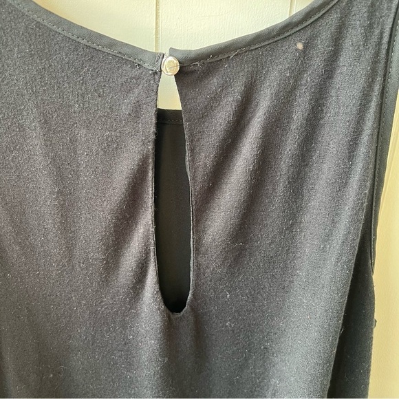 Gorgeous Two Layer Black Tank Top, Size Small, #38 - Picture 4 of 7